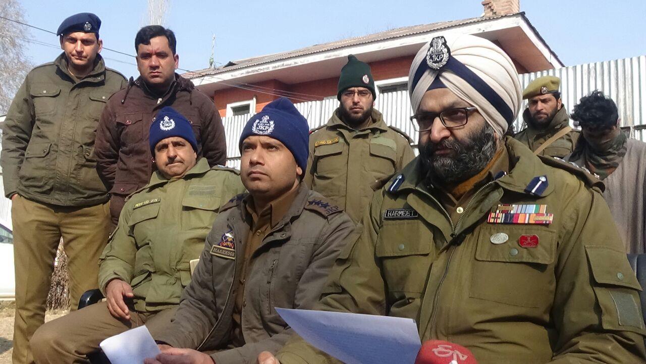 Sopore Police arrests 4 persons involved in murder of Sopore Goldsmith
